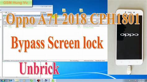 Flashing Oppo A71 2018 (CPH1801) to .